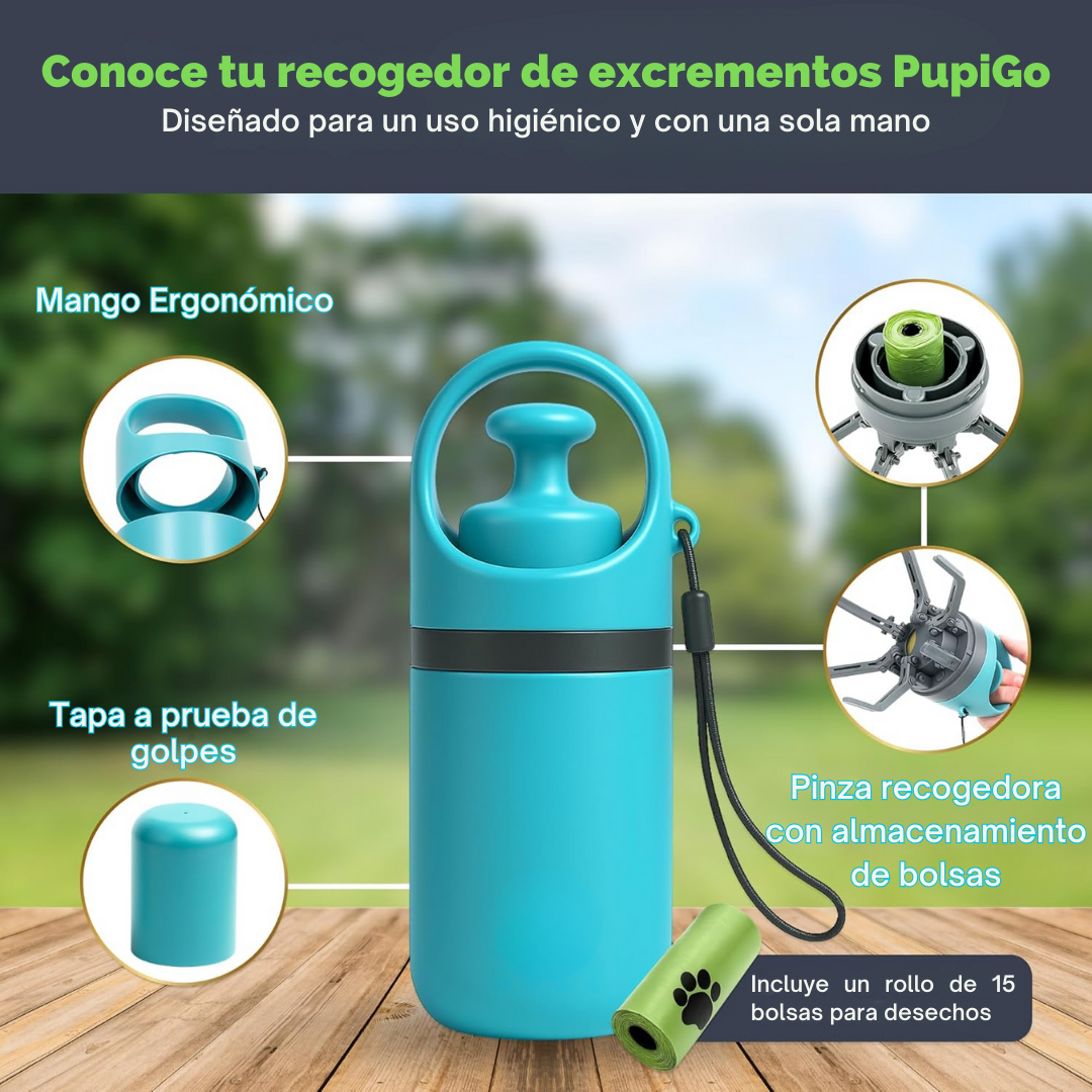 Recogedor de Excrementos Portátil PupiGo