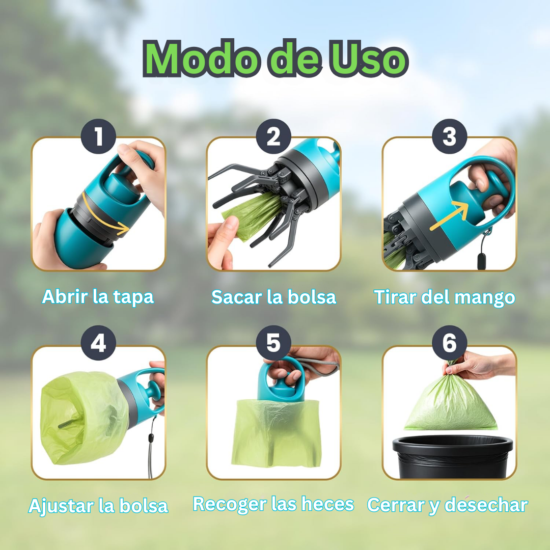 Recogedor de Excrementos Portátil PupiGo