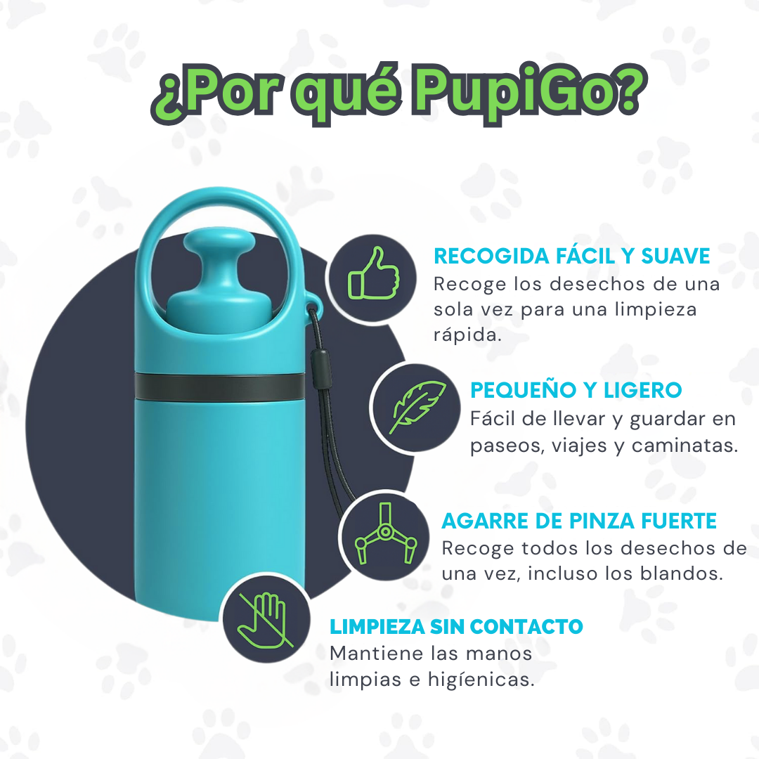 Recogedor de Excrementos Portátil PupiGo